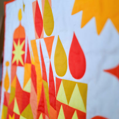 Brighter Days Quilt - Yellow/ Orange