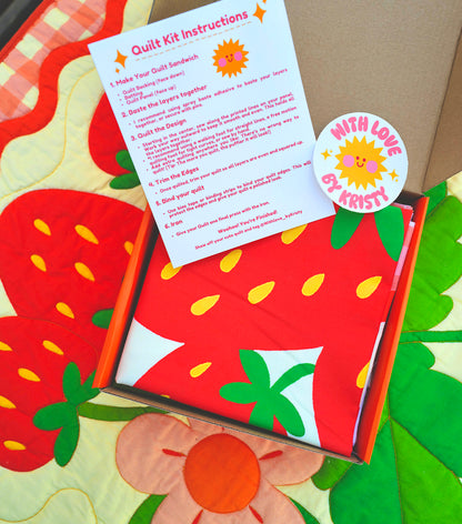 Strawberry Quilt Kit