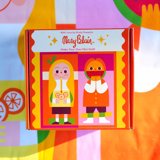 *Preorder* Mary Blair™ Lemonade Girl and Watermelon Boy Mini Quilt Kit