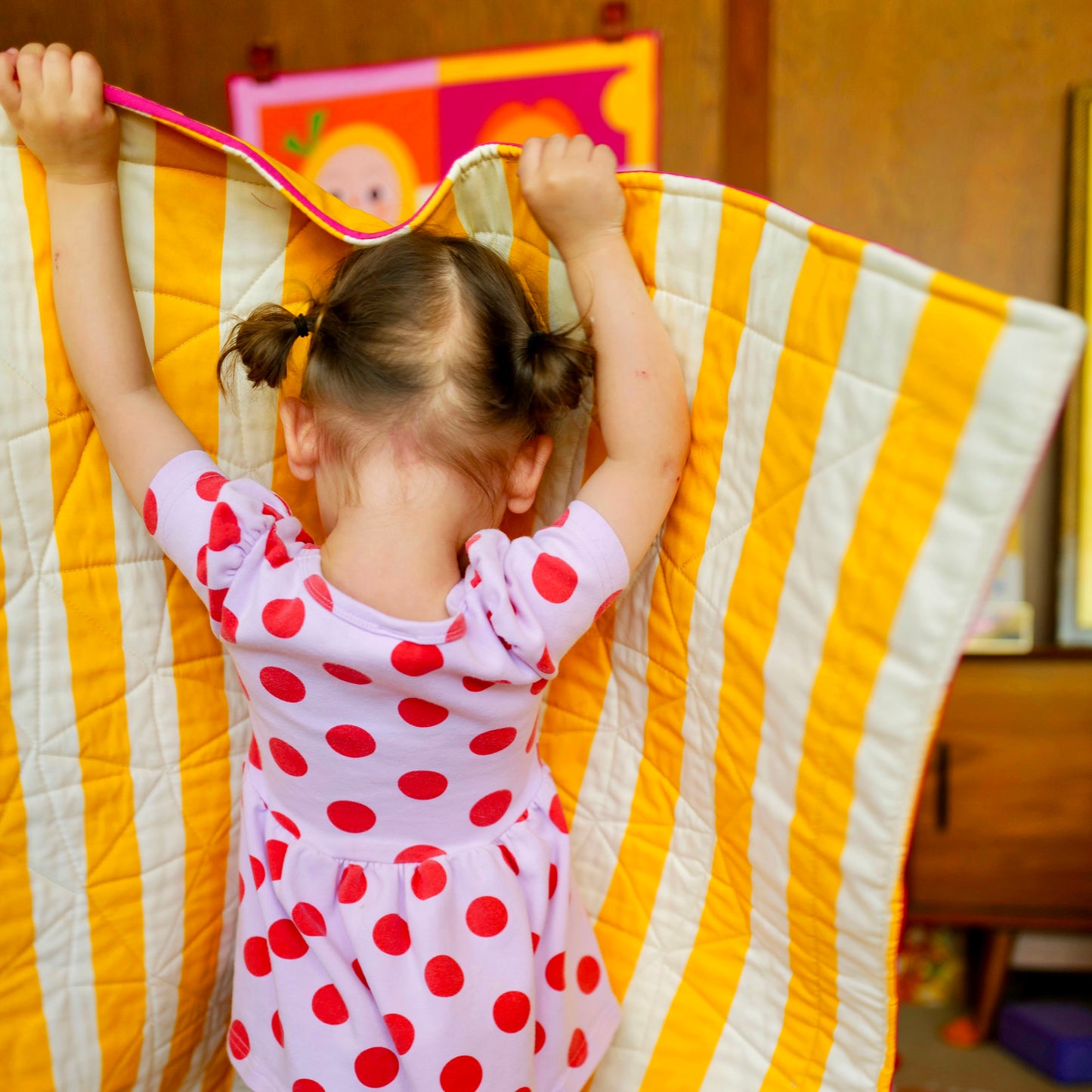 Mary Blair™ Lemonade Girl and Watermelon Boy Quilt