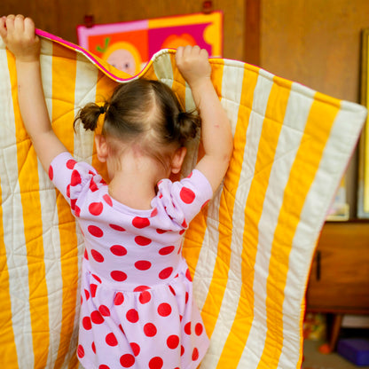 Mary Blair™ Lemonade Girl and Watermelon Boy Quilt