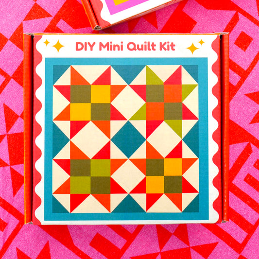 Mini Quilt Kits - Turquoise