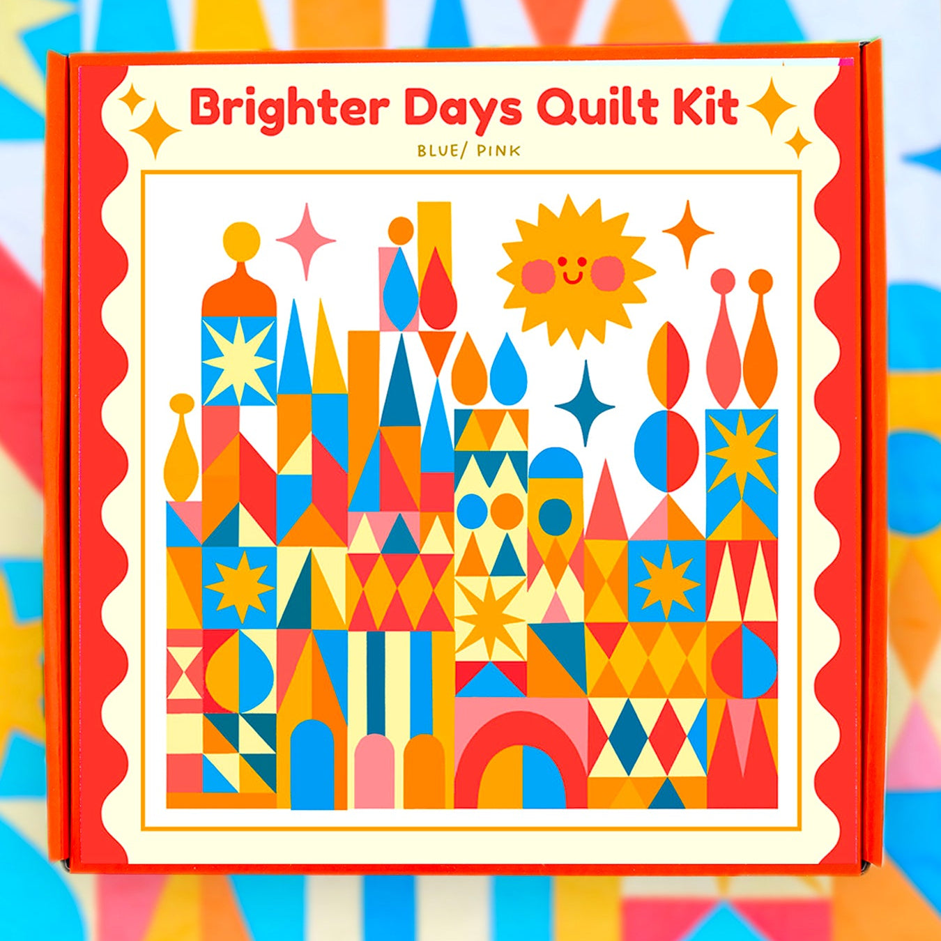 Brighter Days Quilt Kit (Pink/ Blue)