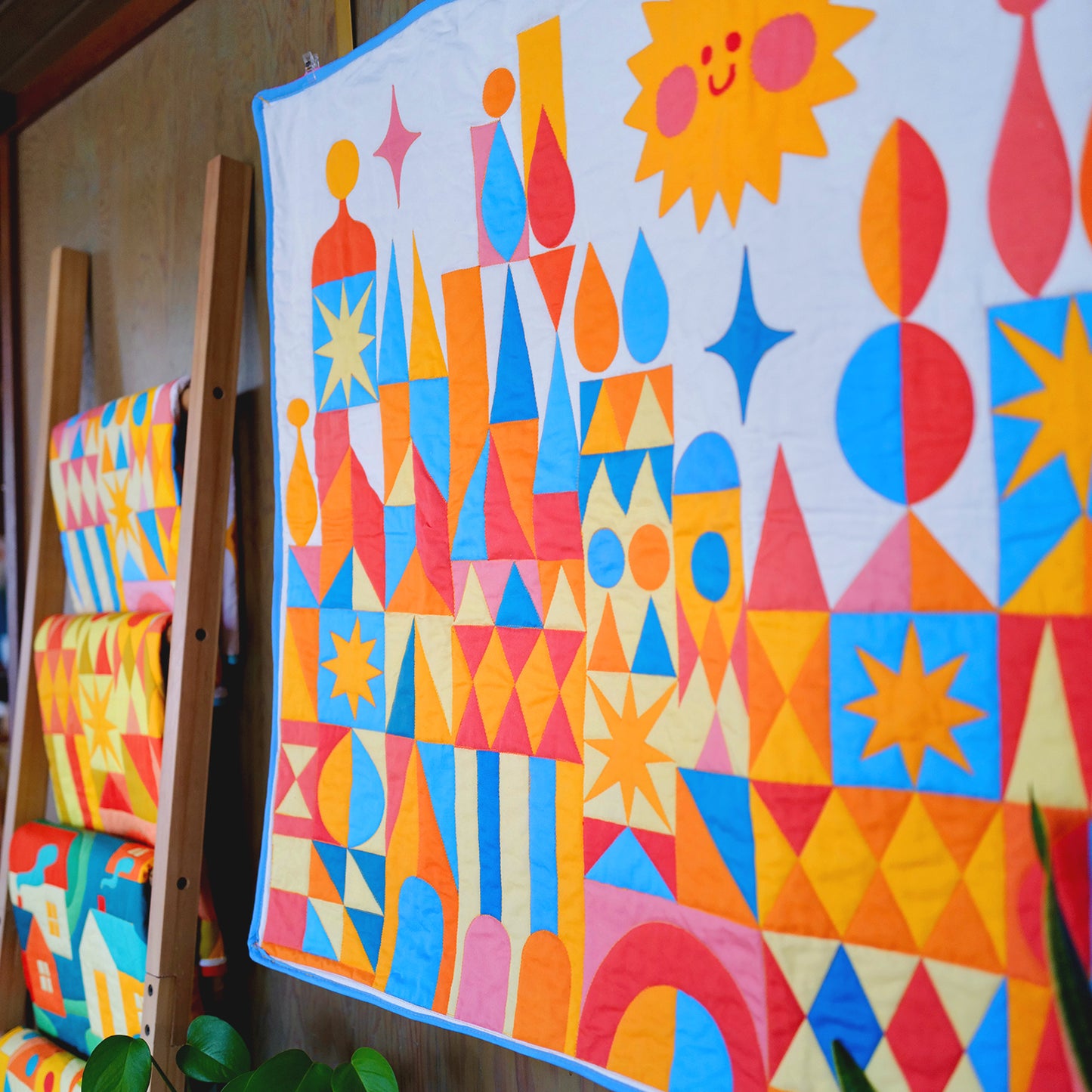 Brighter Days Quilt - Pink/ Blue