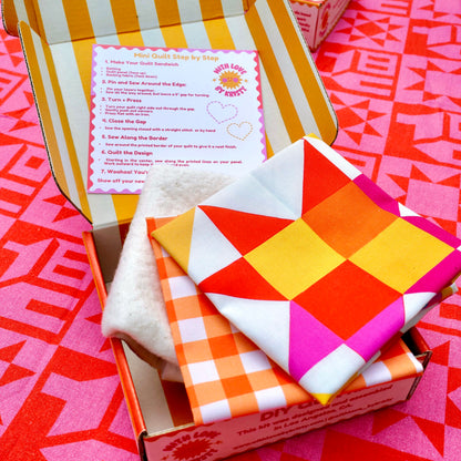 Mini Quilt Kits - Pink