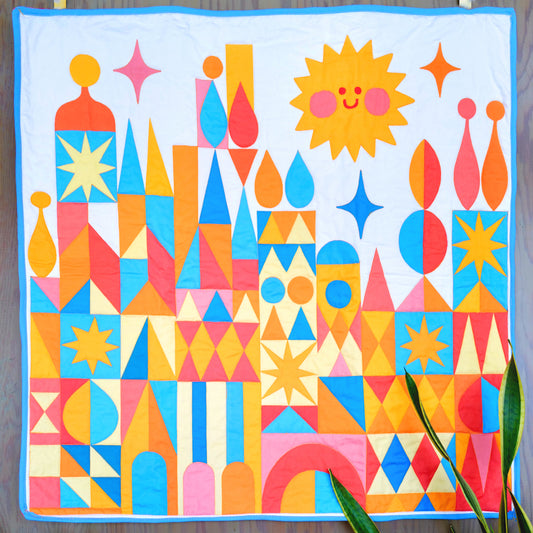 Brighter Days Quilt Kit (Pink/ Blue)