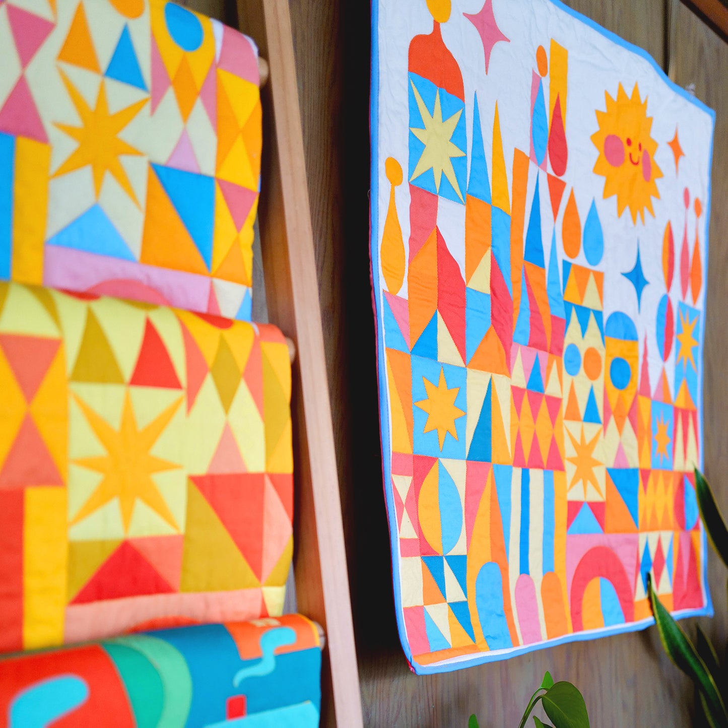 Brighter Days Quilt - Pink/ Blue